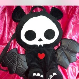 Skelanimals Diego the Bat Plush Backpack Vintage Original